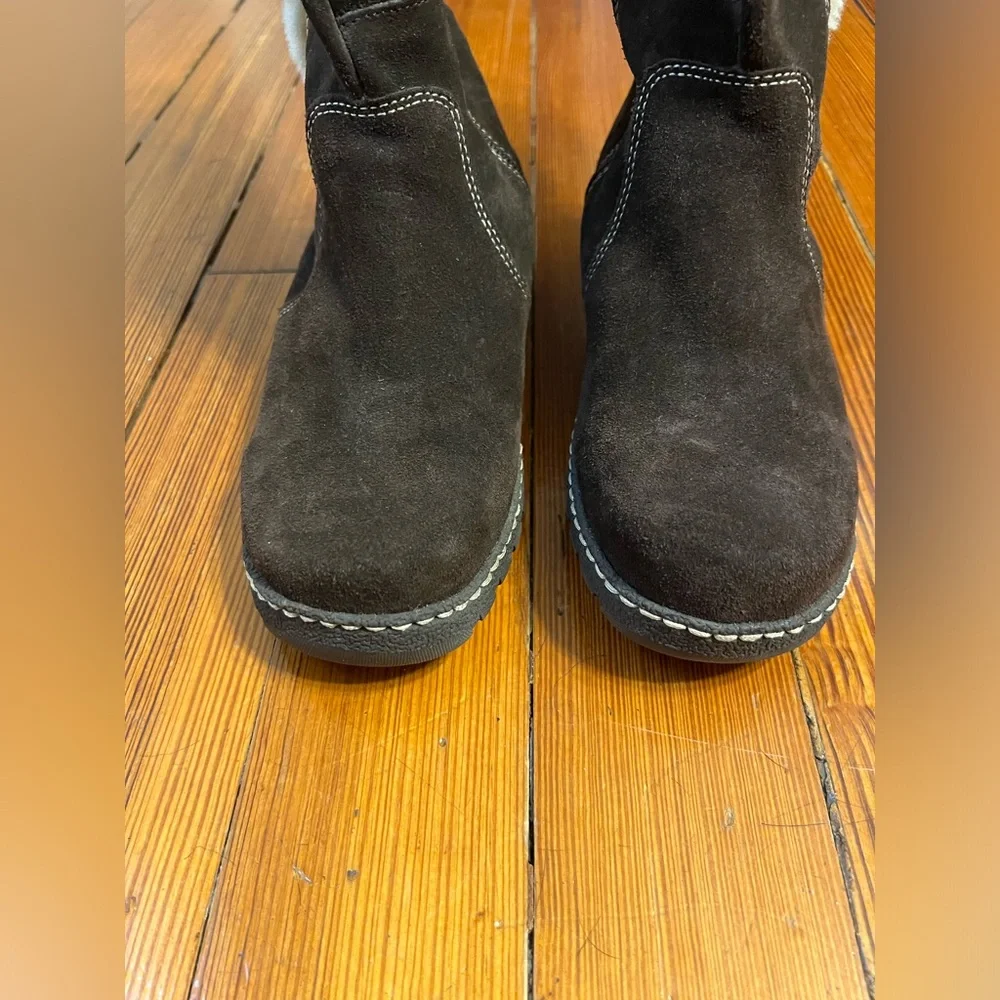 Bass Miley Mid-Calf Brown leather‎ boot size 7.5